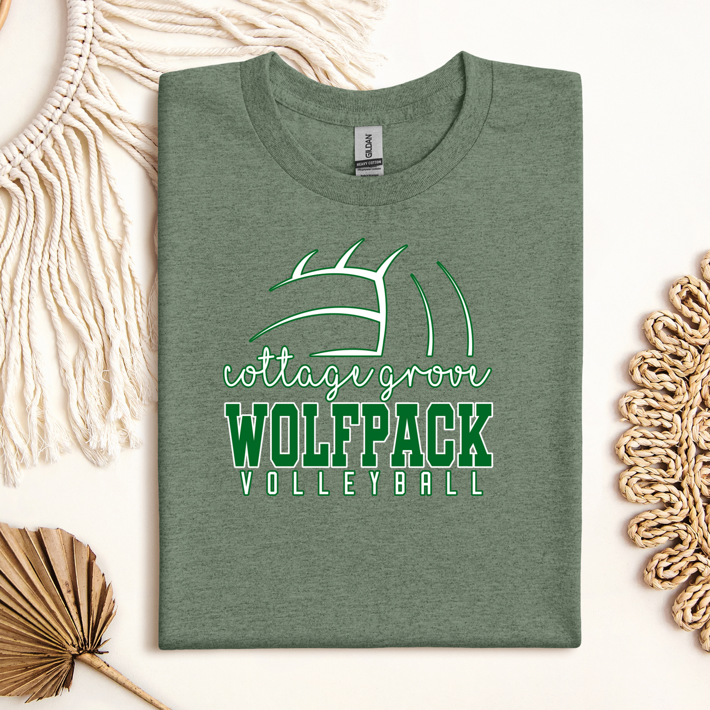 Wolfpack Volleyball Tee - Youth
