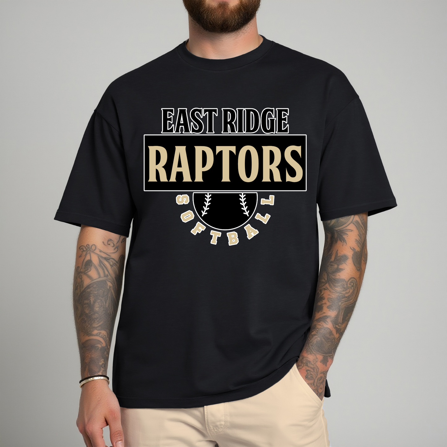 East Ridge Softball Arched Adult Tee or Tank