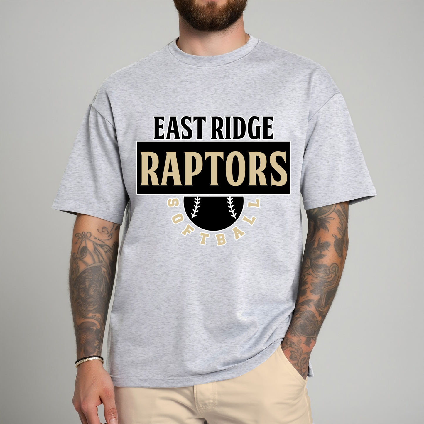East Ridge Softball Arched Adult Tee or Tank