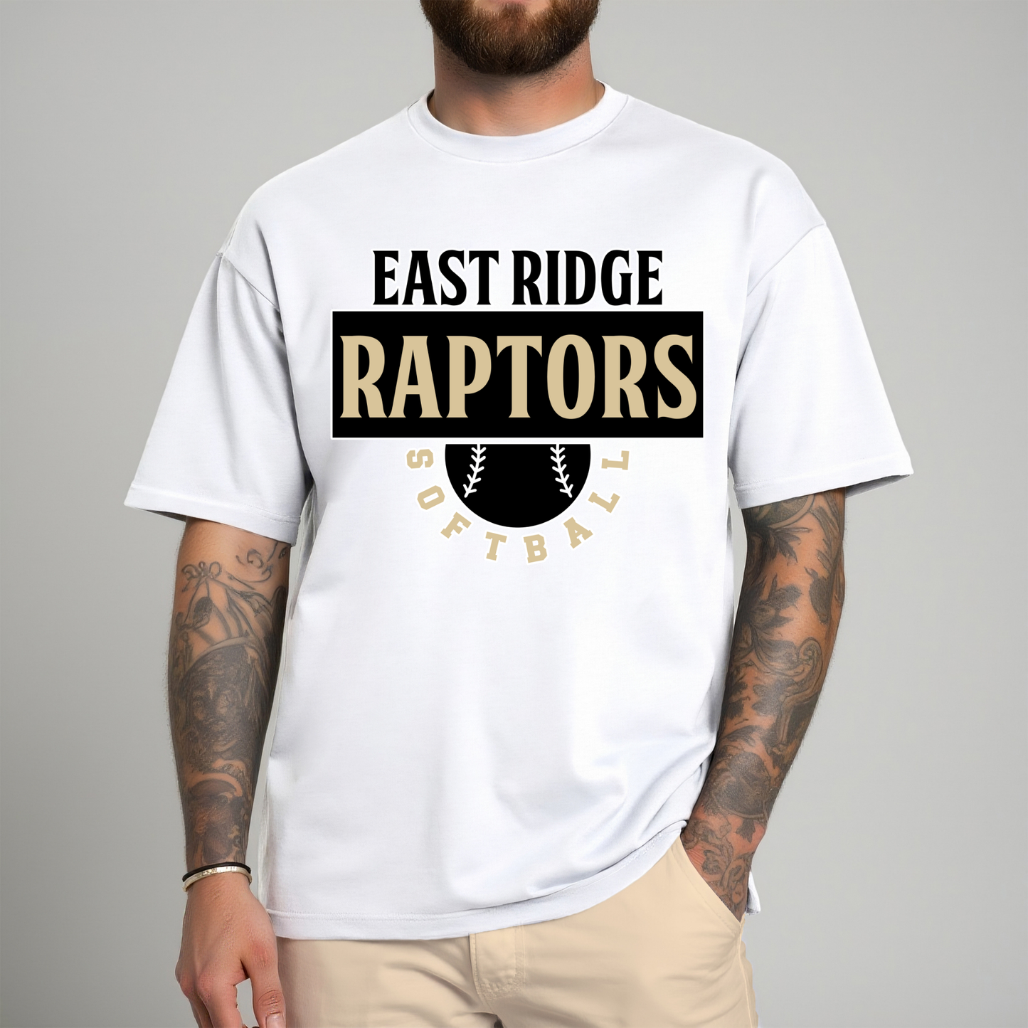 East Ridge Softball Arched Adult Tee or Tank