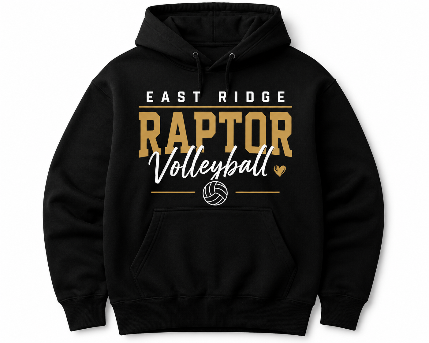 Custom Volleyball Hoodie or Crew #8