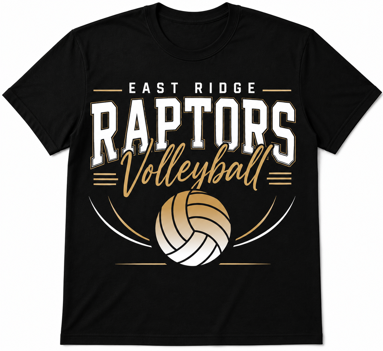 Custom Volleyball Tee #16