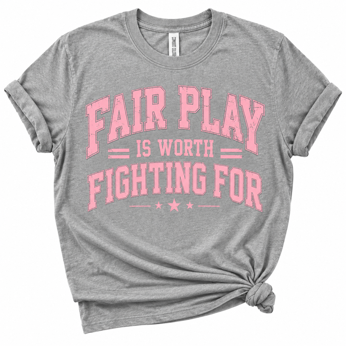 Fair Play - Gray Tee