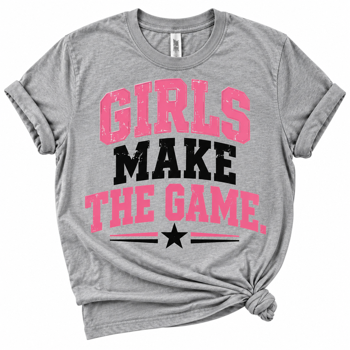Girls Make the Game Gray Tee