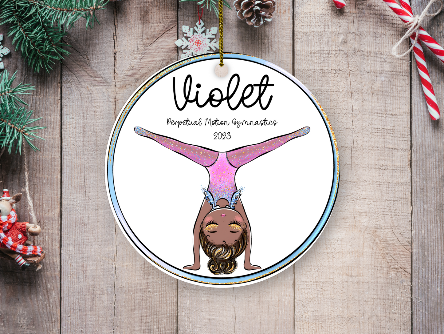 Round 3" Ornament - Splits