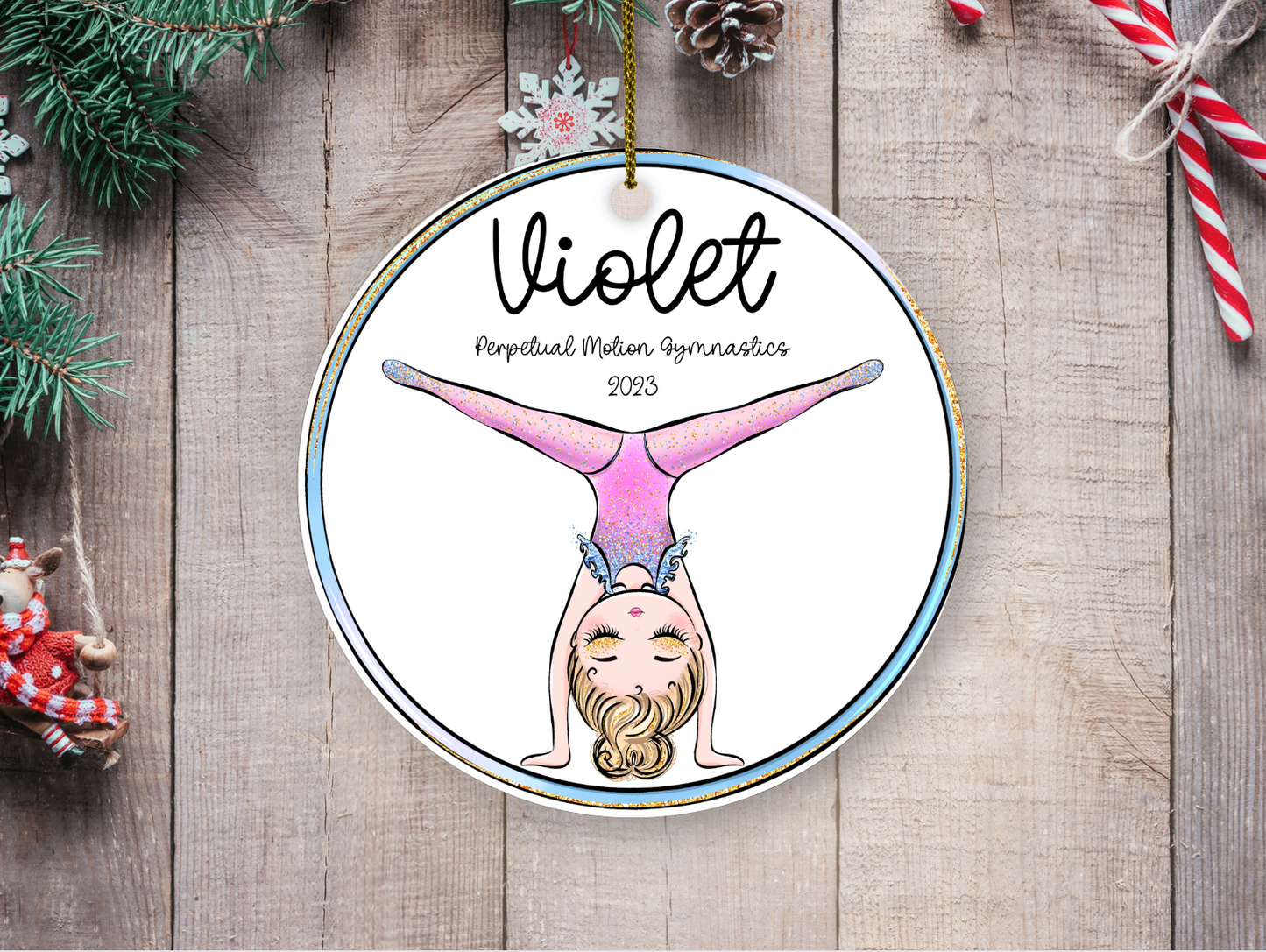 Round 3" Ornament - Splits