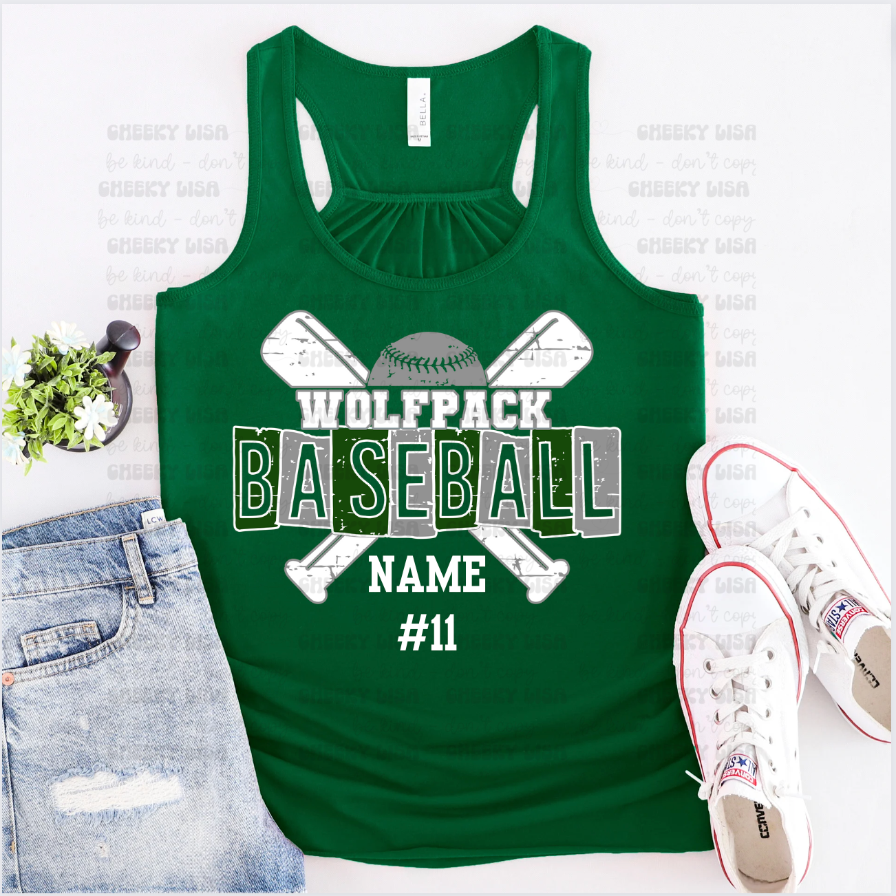 Cross Bats Tee or Tank