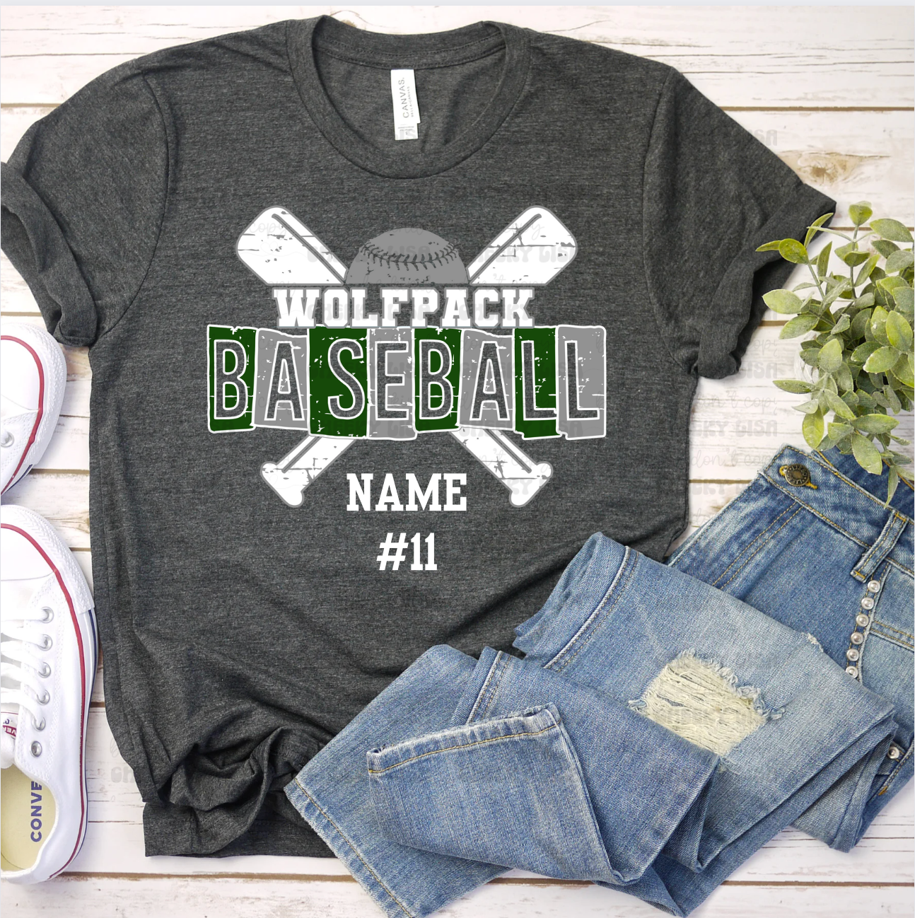 Cross Bats Tee or Tank