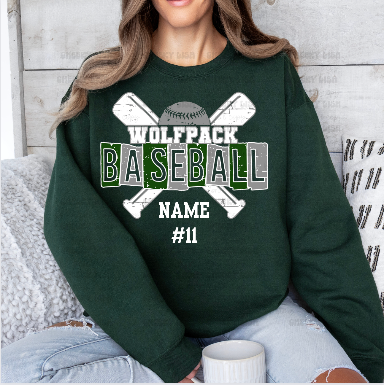 Cross Bats Hoodie or Crew