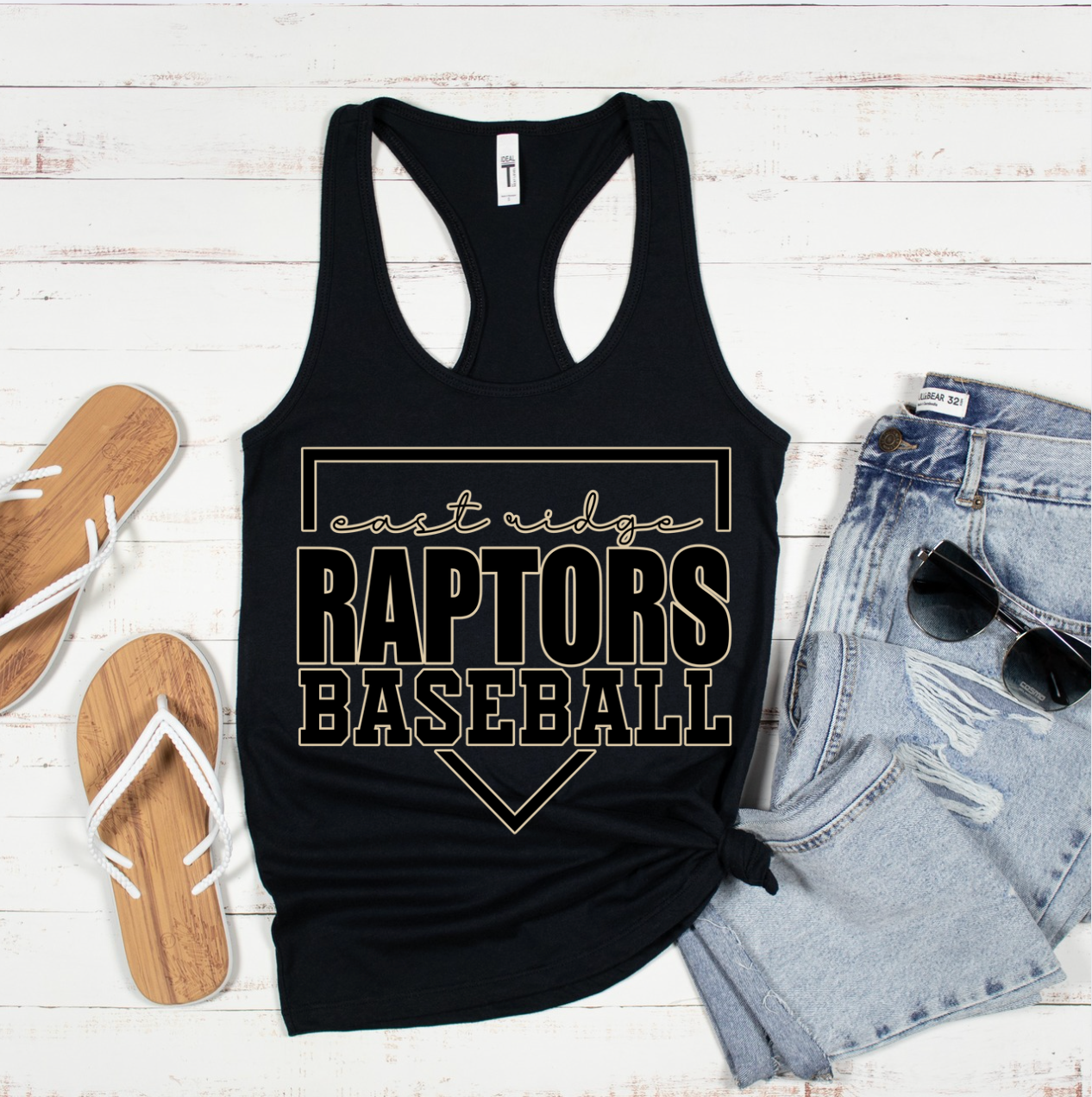 East Ridge Baseball Tee or Tank