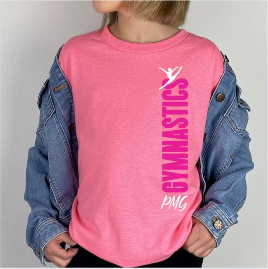 PMG Gymnastics - Pink on Pink -  Youth Hoodie or Crew NEW 2025!