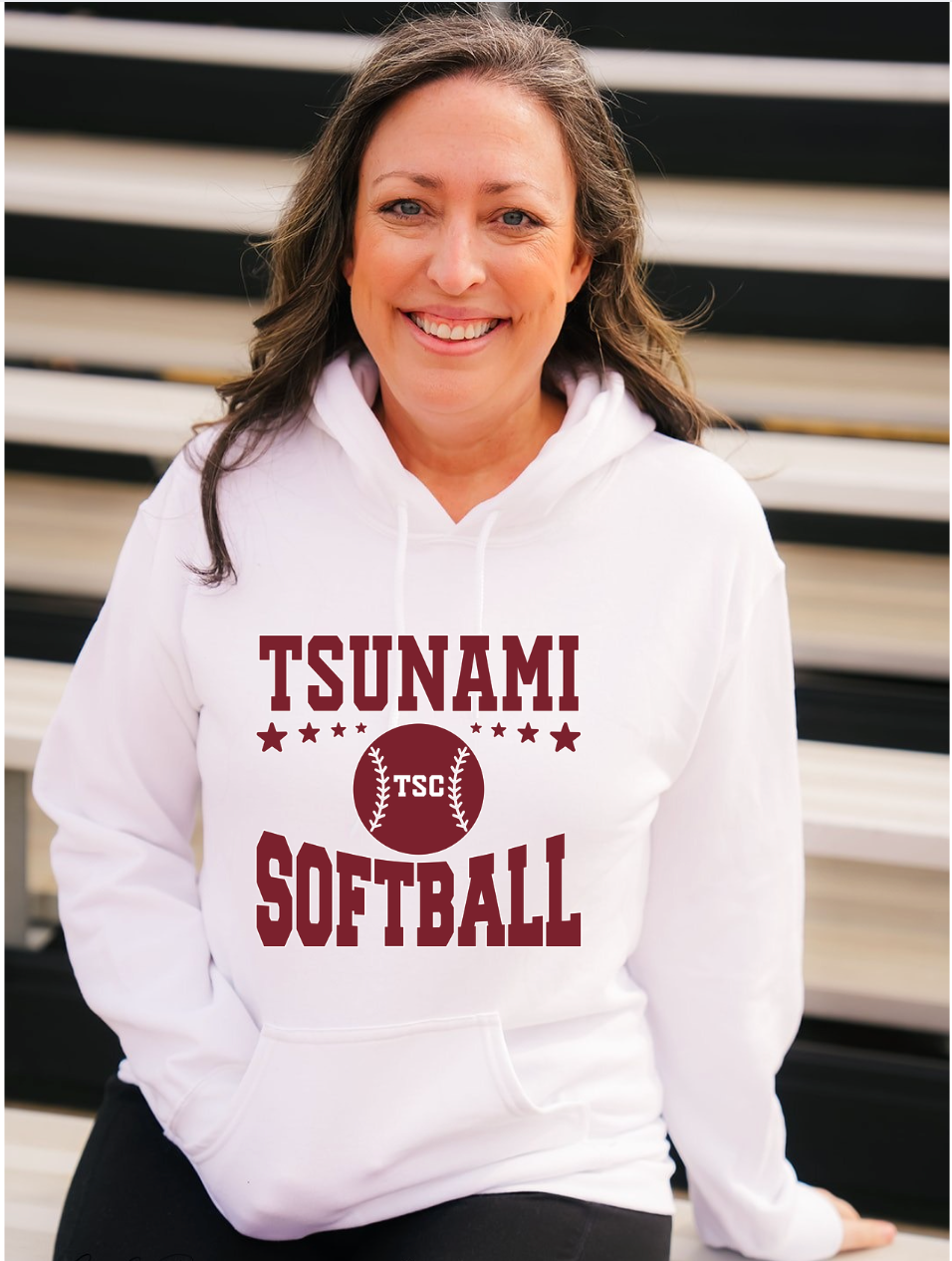 Tsunami Softball Unisex Hoodie #1