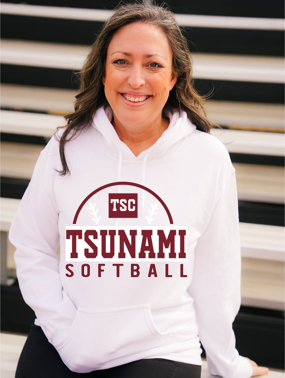 Tsunami Softball Unisex Hoodie #2