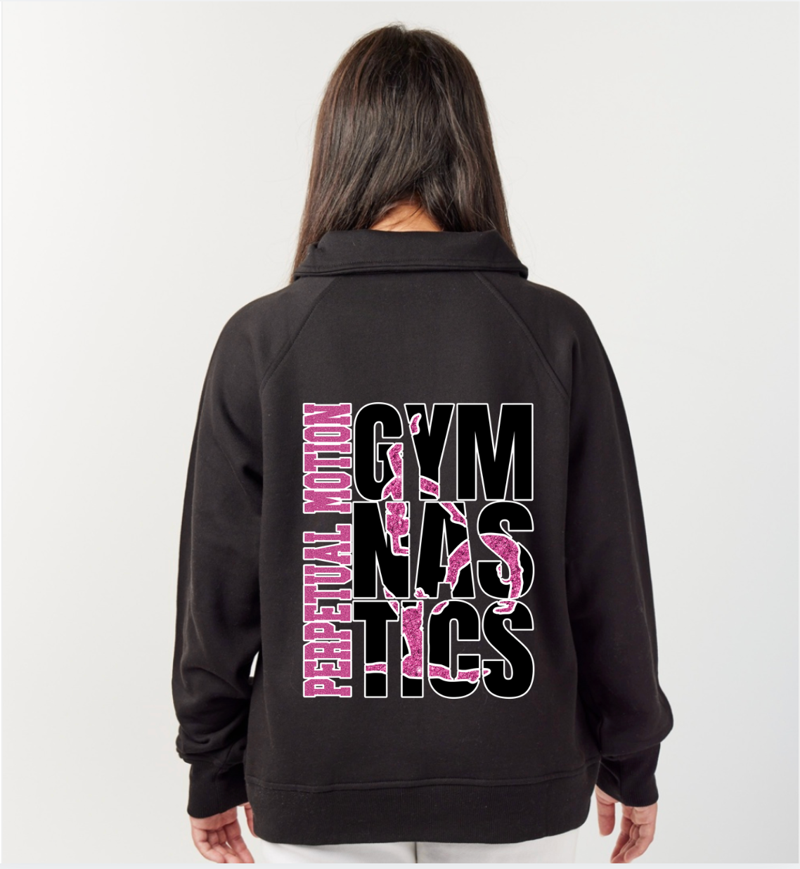 Gymnastics Mom 1/4 Zip - Pink or Black