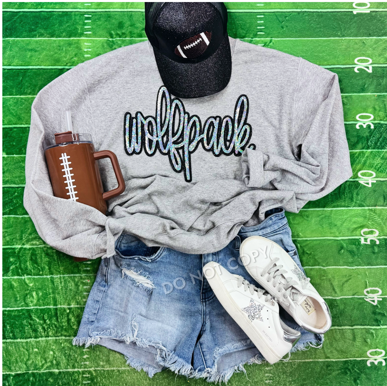 Wolfpack Sequin Tee or Tank