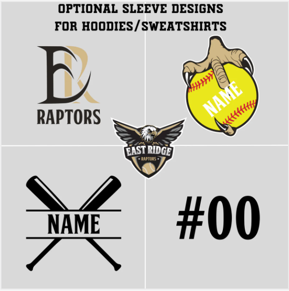 Raptors Grandparent Hoodie or Crew