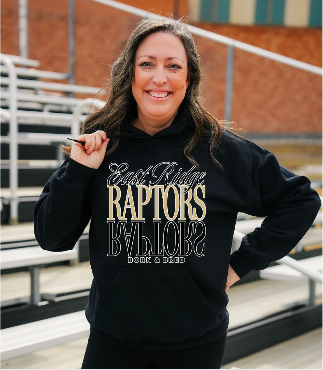 East Ridge Raptors Born & Bred - Youth - Hoodie or Crew