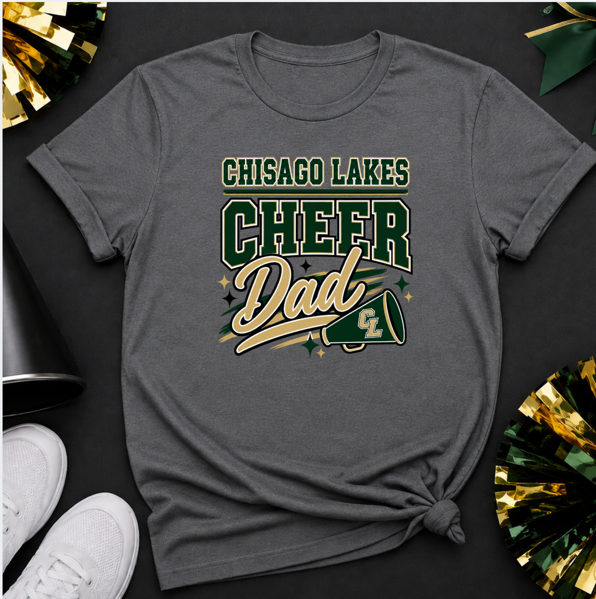 Chisago Lakes Cheer Dad Tee
