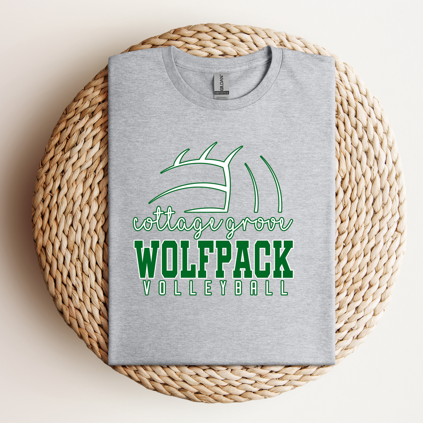 Wolfpack Volleyball Tee - Youth