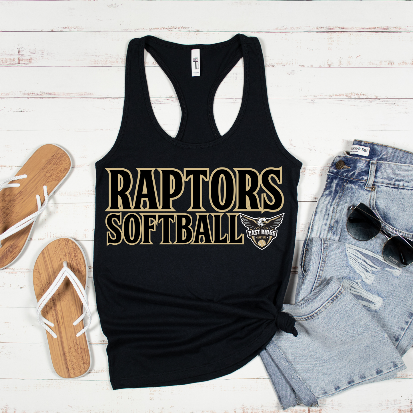Raptors Word Art Type Adult Tee or Tank