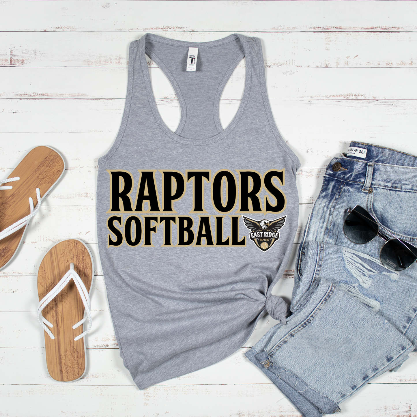 Raptors Word Art Type Adult Tee or Tank