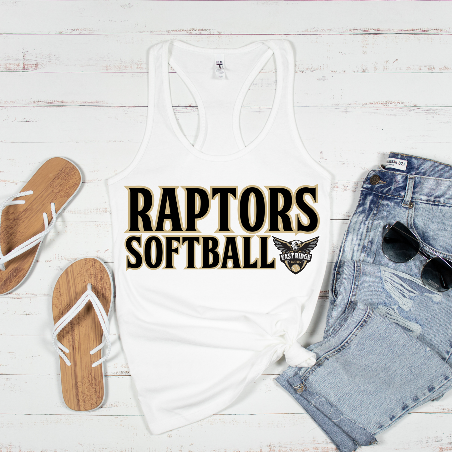Raptors Word Art Type Adult Tee or Tank