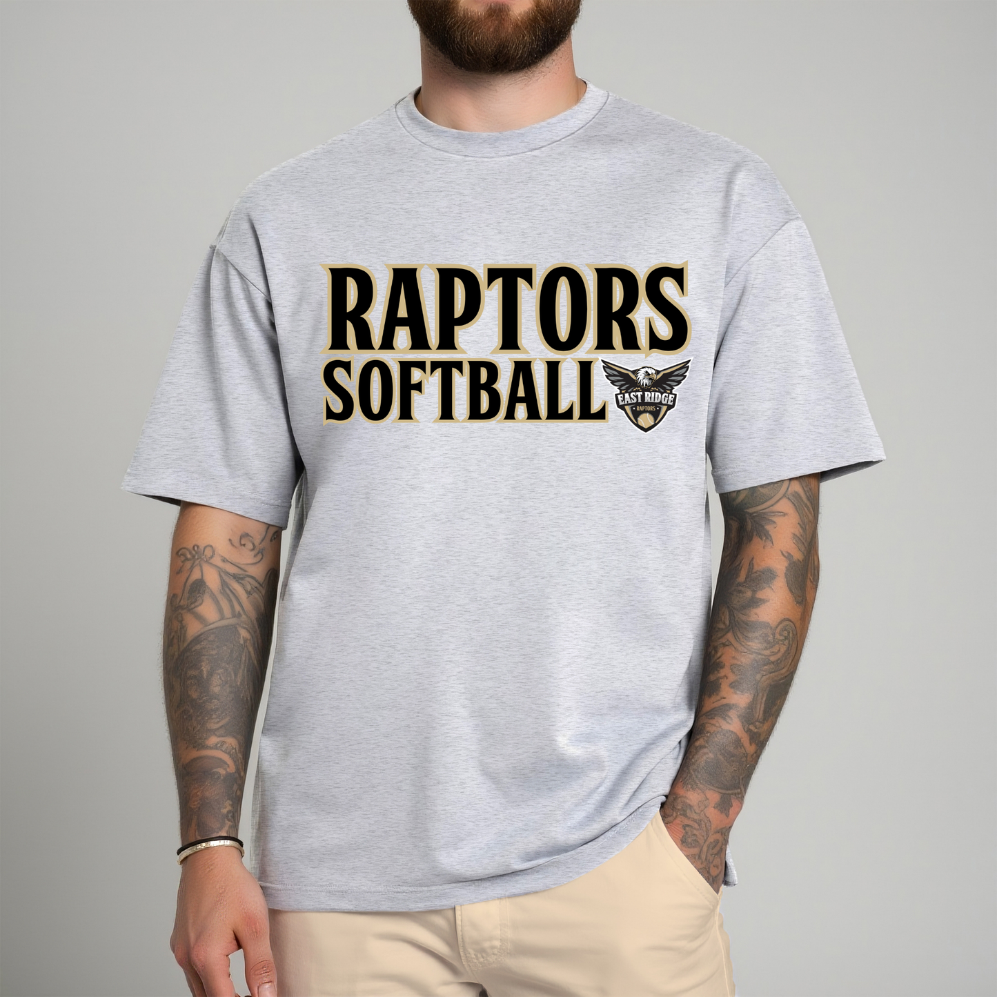 Raptors Word Art Type Adult Tee or Tank