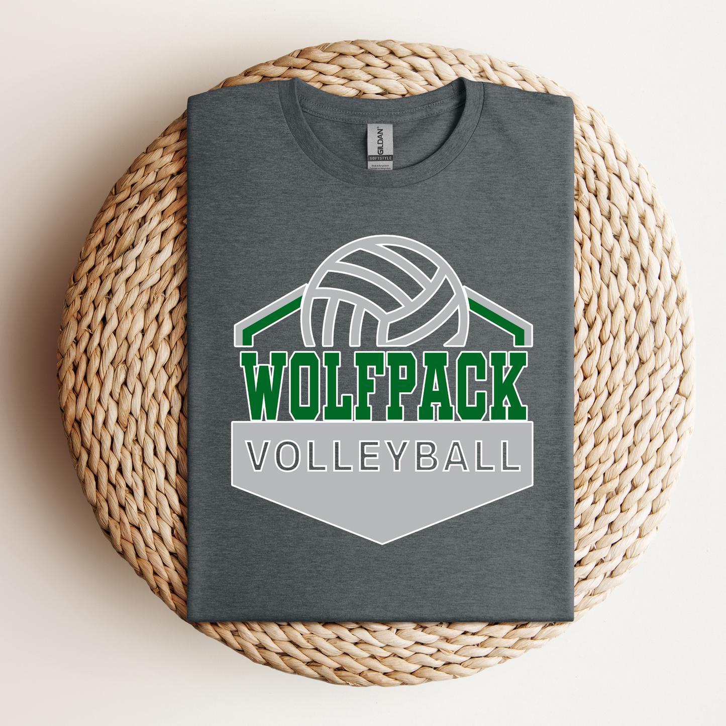Wolfpack Volleyball Tee - Adult