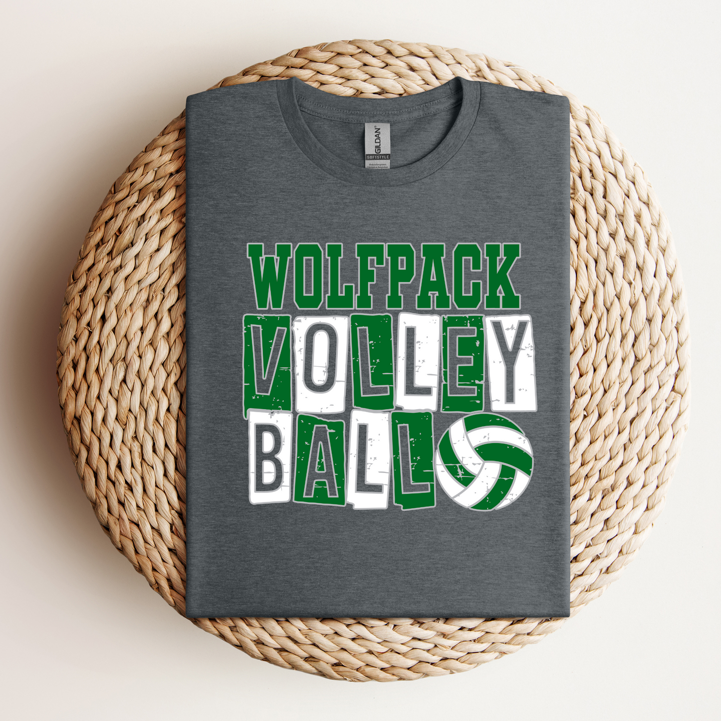 Wolfpack Volleyball Tee - Adult