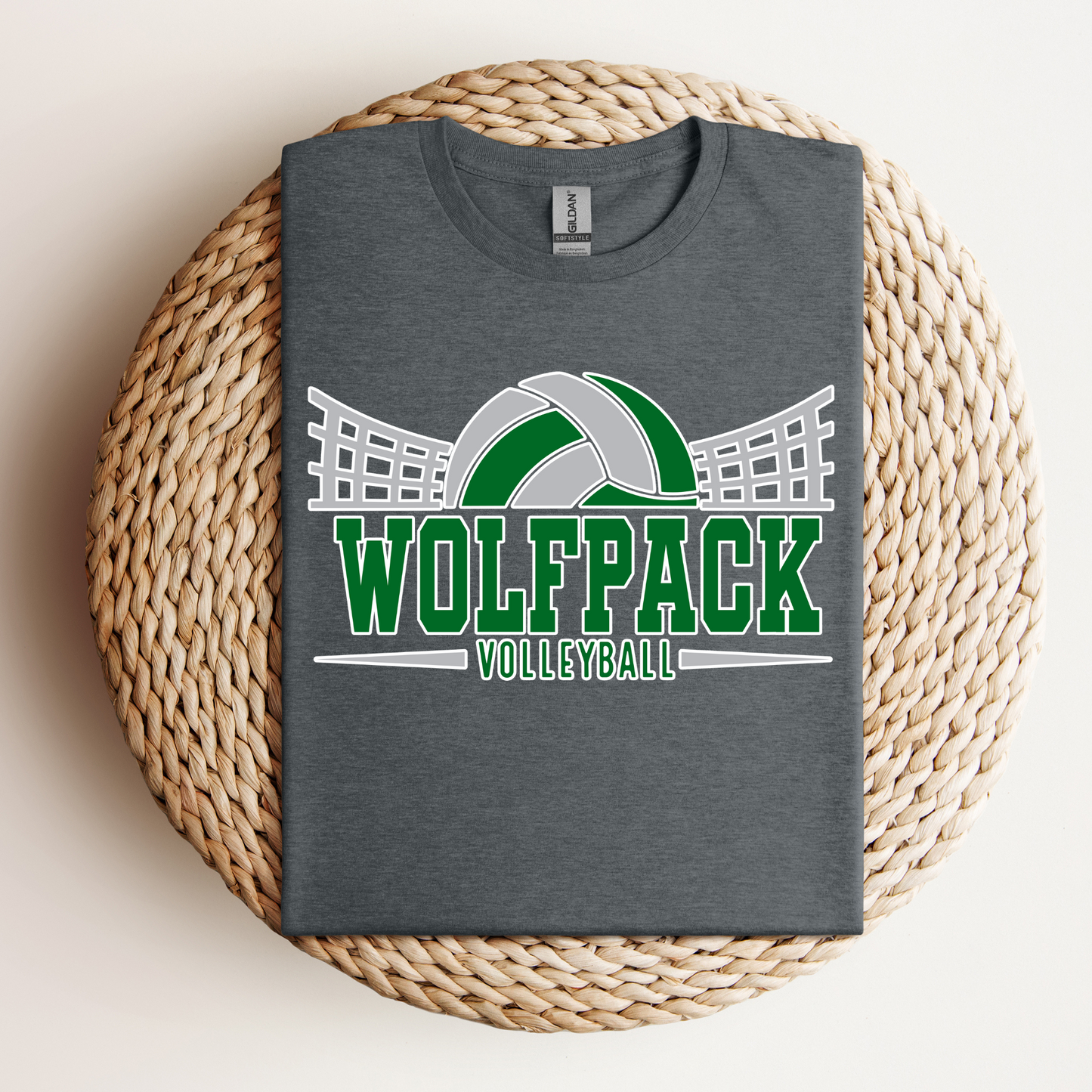 Wolfpack Volleyball Tee - Adult