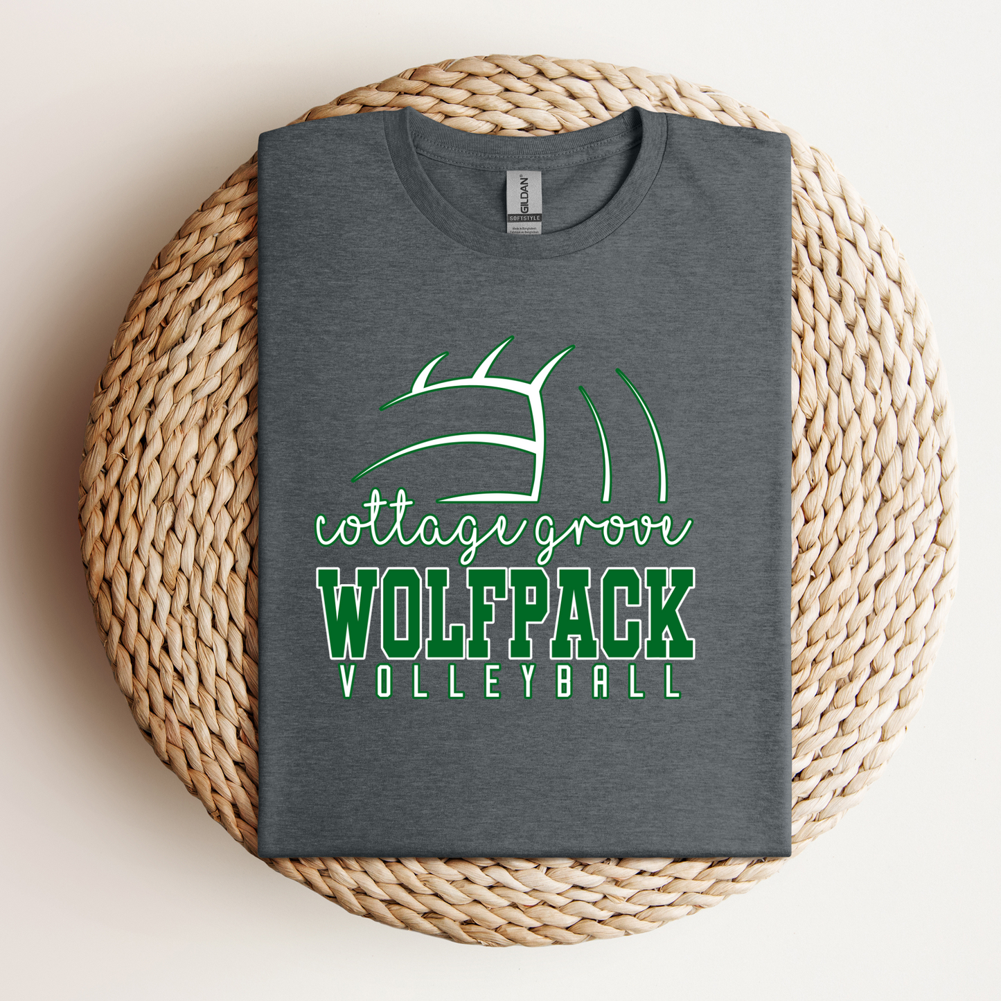 Wolfpack Volleyball Tee - Youth