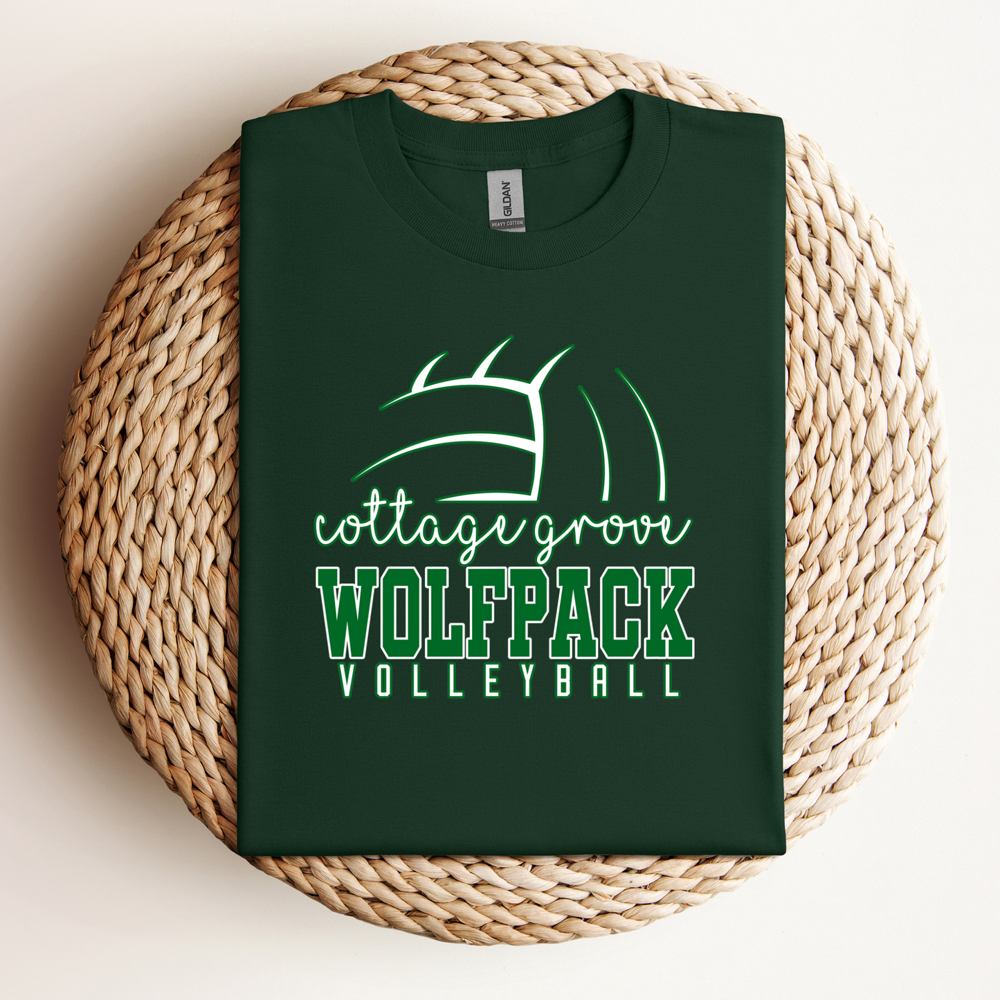 Wolfpack Volleyball Tee - Youth