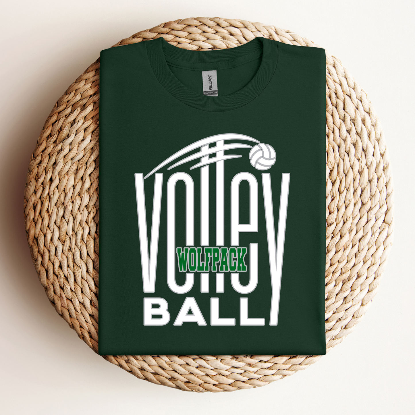 Wolfpack Volleyball Tee - Adult