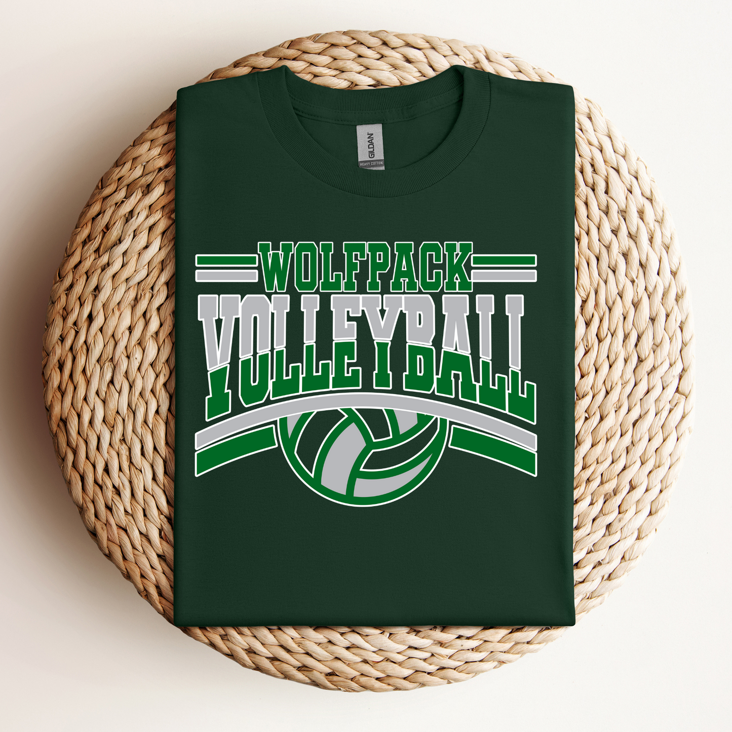 Wolfpack Volleyball Tee - Adult