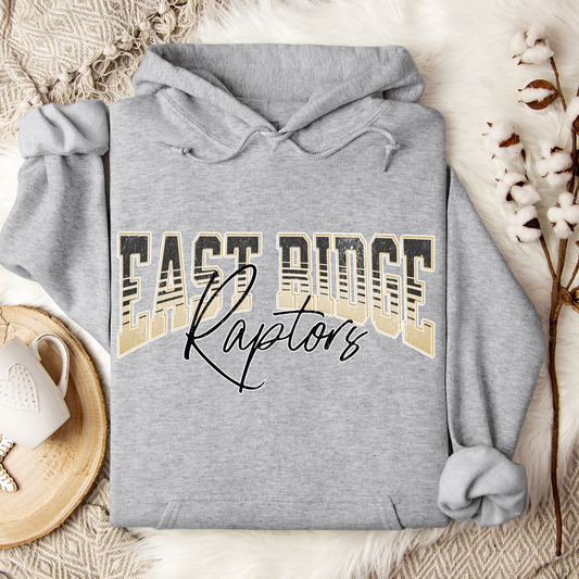 East Ridge Raptors -  Hoodie or Crew - Youth