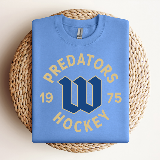 Woodbury Predators Crewneck Sweatshirt - Adult - Full Design