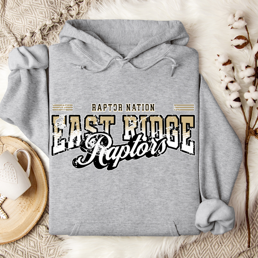 East Ridge Raptors -  Hoodie or Crew - Youth