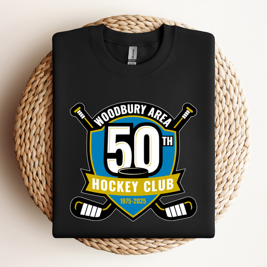 Woodbury 50th Anniversary Crewneck Sweatshirt - Adult - Full Design