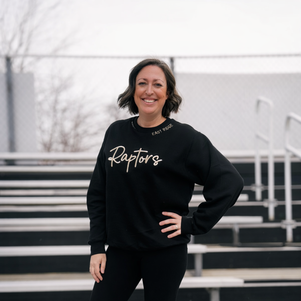 *CHEEKY LISA EXCLUSIVE* Embroidered Raptors Crewneck