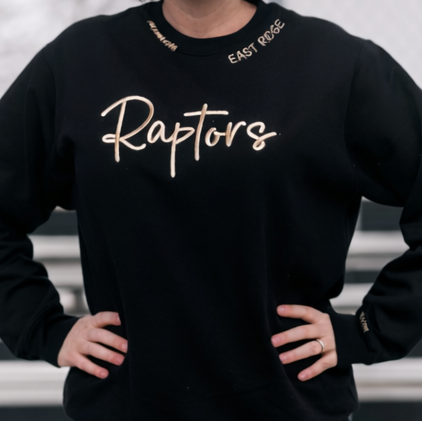 *CHEEKY LISA EXCLUSIVE* Embroidered Raptors Crewneck