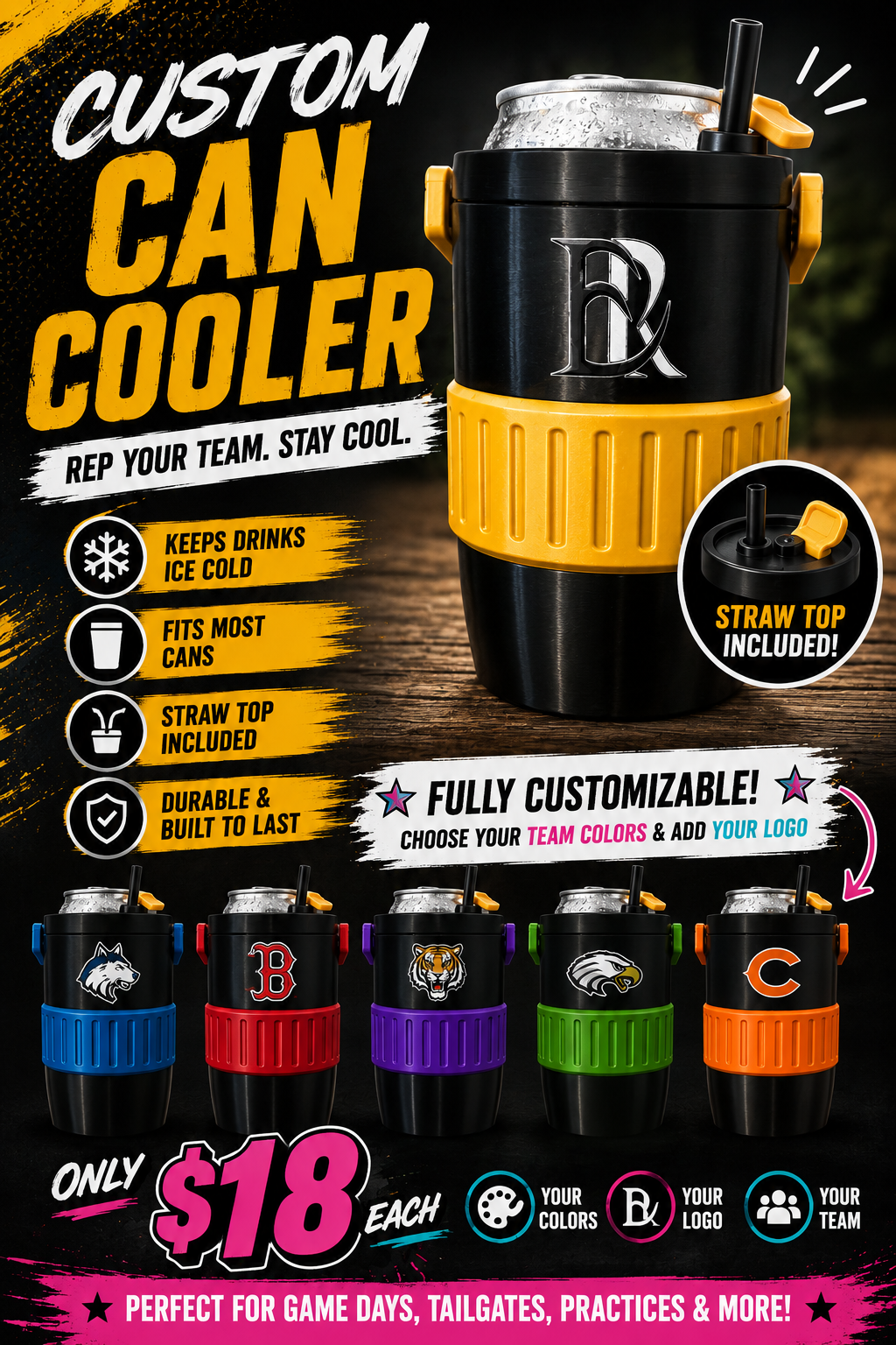 Custom Can Cooler