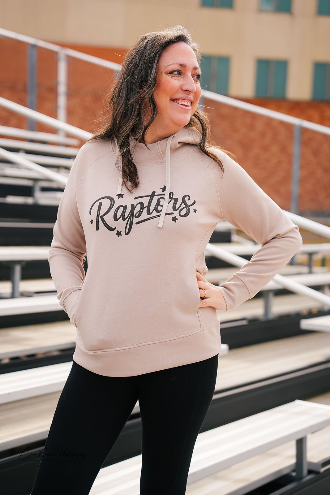 Women's Scuba Hoodie - Puff Raptors Design