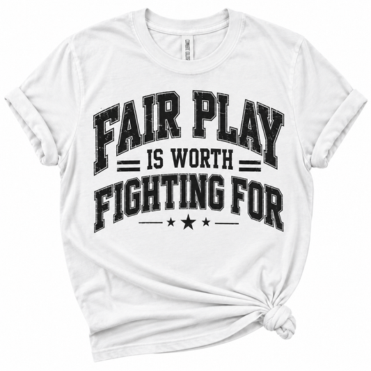 Fair Play - White & Black