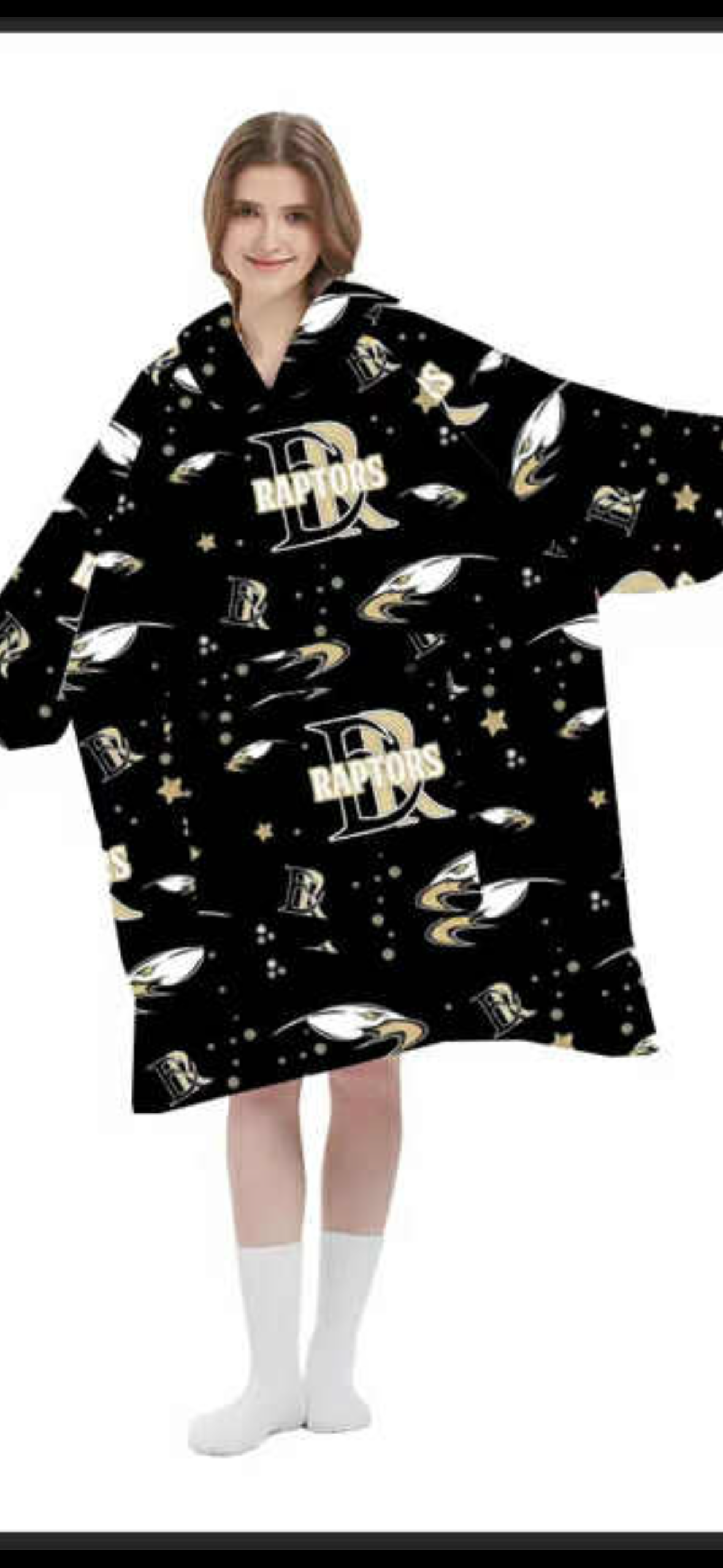 Oversized Wearable Blanket - Raptors Only