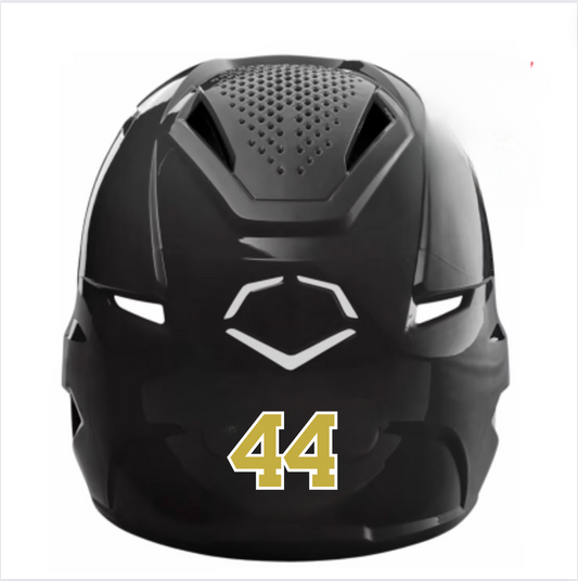 Helmet Number Sticker