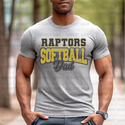 Raptors Softball Dad Tee