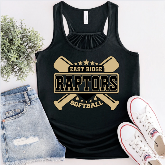 Raptors Softball Stars & Bats