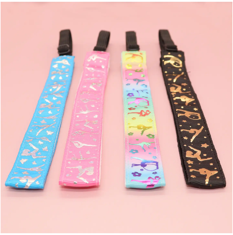 Gymnastics No Slip Head Bands - Set of Four