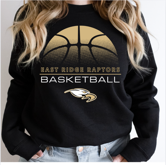 East Ridge Basketball Crew or Hoodie - Adult