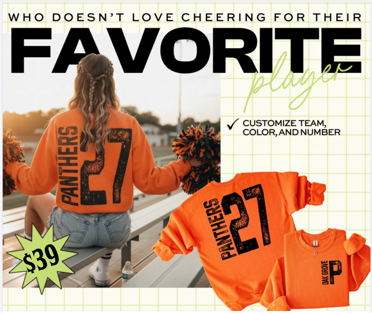 Crewneck Favorite Player